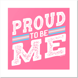 Proud to Be Trans Pride LGBT Transgender | BearlyBrand Posters and Art